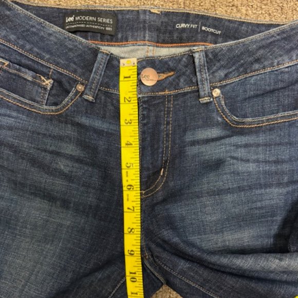 LEE JEANS MODERN SERIES CURVY FIT BOOT CUT SIZE 6 M - Picture 10 of 12